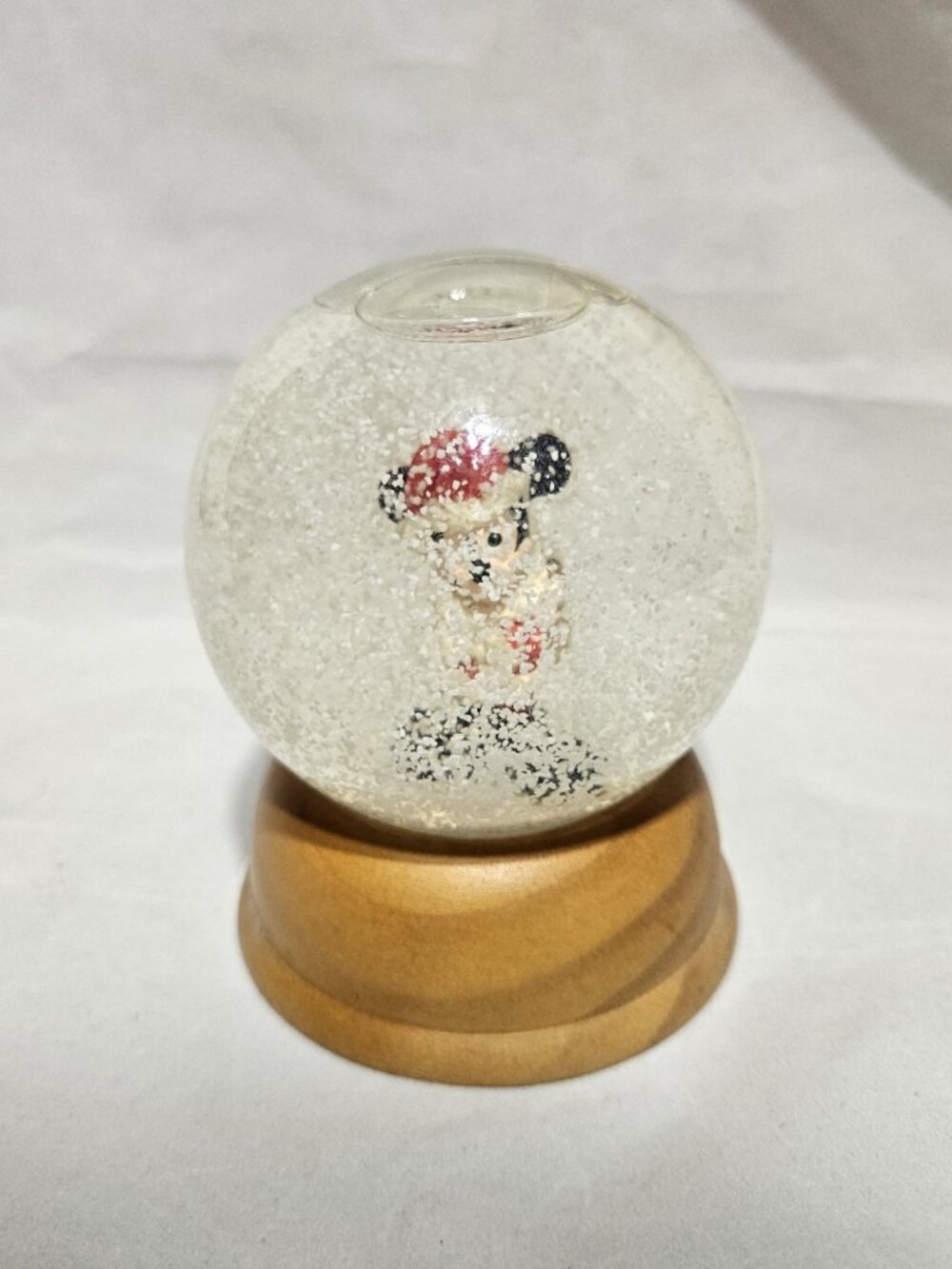 Vintage Disney NE Limited Edition Crystal Christmas Snow Globe Mickey Mouse 1989 - Picture 8 of 11